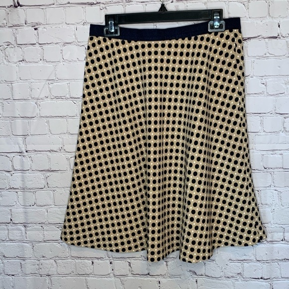 Ann Taylor Tan and Navy Skirt size 8 - Picture 2 of 7